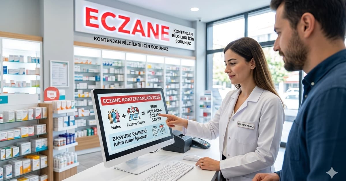 Eczane Kontenjanları 2026: Açılacak Eczane Sayısı Nasıl Hesaplanır, Başvuru ve Sorgulama Rehberi
